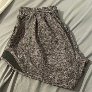 gray lululemon shorts size 6